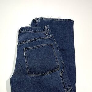 Vintage 90s Levi's SilverTab Jeans‎ Mens 33x30 Blue Oversized Fit Distressed